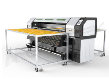 เครื่องพิมพ์ UV แบบไฮบริดที่มีเสถียรภาพพร้อมหัวพิมพ์ Piezo DX5
