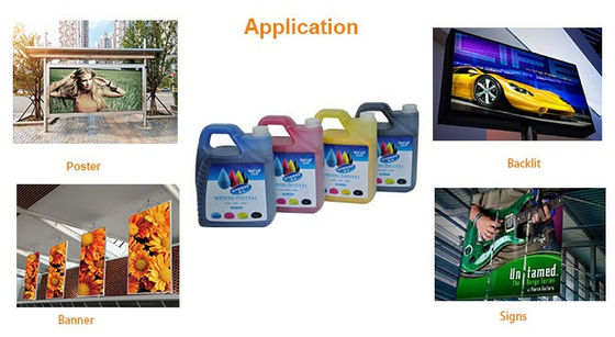 512I Printhead Konica ตัวทำละลาย Ink สำหรับเครื่องพิมพ์ Allwin / Xuli / Liyu / JHF