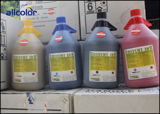 หมึกสี CMYK Spectra Polaris 15PL, หมึกตัวกว้างฐานตัวทำละลาย