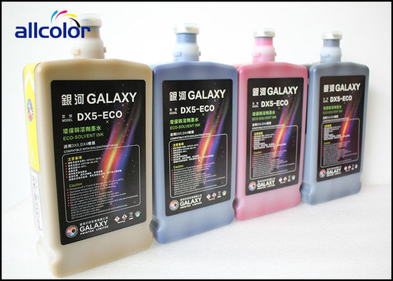 หมึกสีสดใส Galaxy Eco Solvent สำหรับ Frontlit, Backlit, Vinyl, Polyester